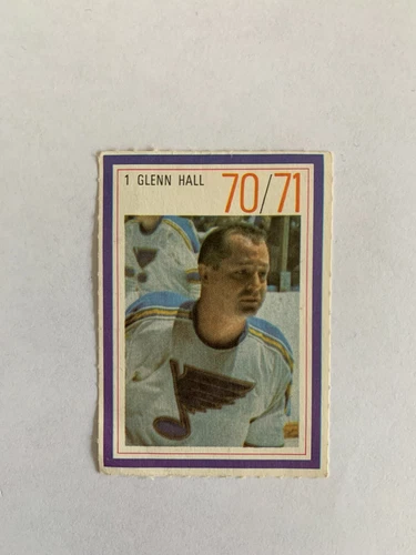 1970-71 Esso Power Players #235 Glenn Hall - St. Louis Blues