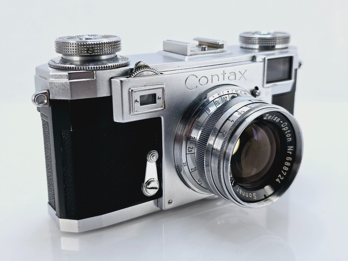【良品】Contax IIa Zeiss-Opton Sonnar 50mm 🌸[Near MINT] Contax IIa Rangefinder Film Camera Zeiss Opton