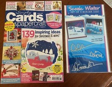 SIMPLY CARDS  PAPERCRAFT MAGAZINE- Issue 168 - From the UK - With 3 BORDER DIES