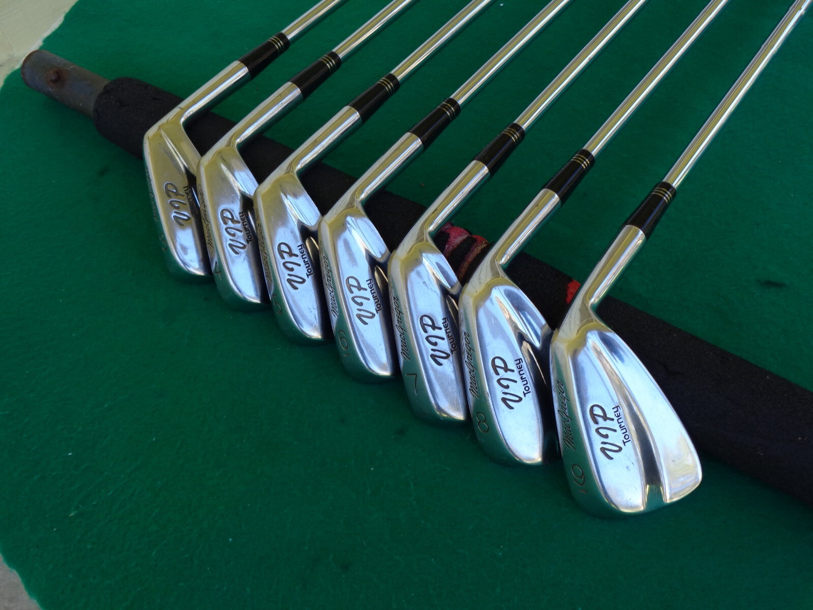 Rare MacGregor Tourney VIP Iron Set 39 No PW Mens RH Steel Golf Clubs