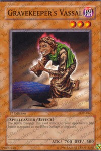 Gravekeeper's Vassal - PGD-063 - Common - 1st Edition x3 - Near Mint