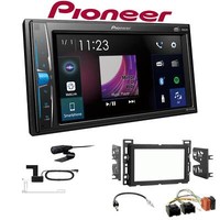 Pioneer 2-DIN Autoradio Bluetooth Dab+ FüR Chevrolet Equinox 2005-2006 Schwarz