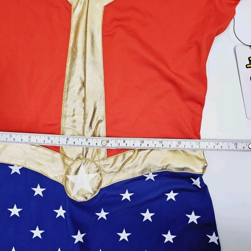 Tipsy Elves Women's Size M Halloween Patriotic Superhero Bodysuit Costume NEW - 第 17/18 張圖片