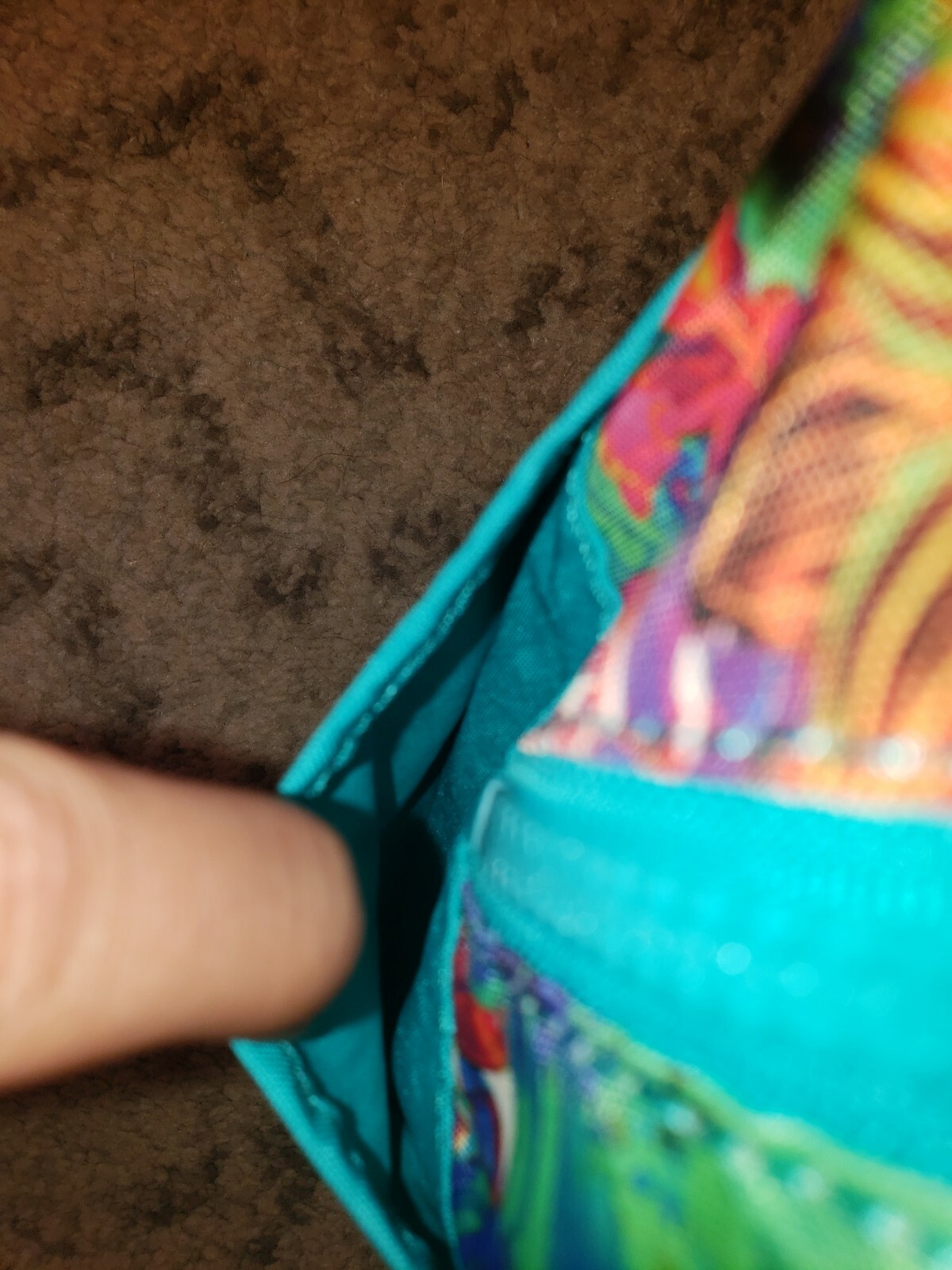 Kipling Bacpack with Blue Monkey Medium-sized Cya… - image 6