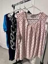 set of 5 pcs. top, dress, T-shirt, jacket. multi brand. size 1X  (C29)