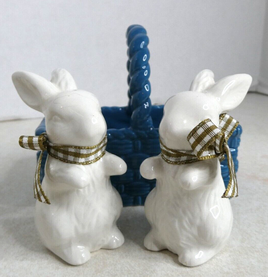 usa.rabbit様 リクエスト 4点 まとめ商品 Grasslands Road Rabbit Easter Bunnies in a Basket Salt and Pepper