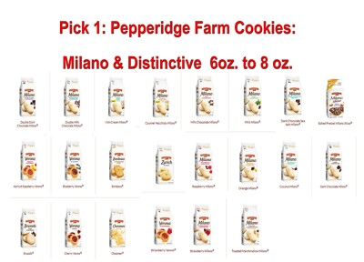    Pick 1   Pepperidge Farm Cookies: Milano & Distinctive  