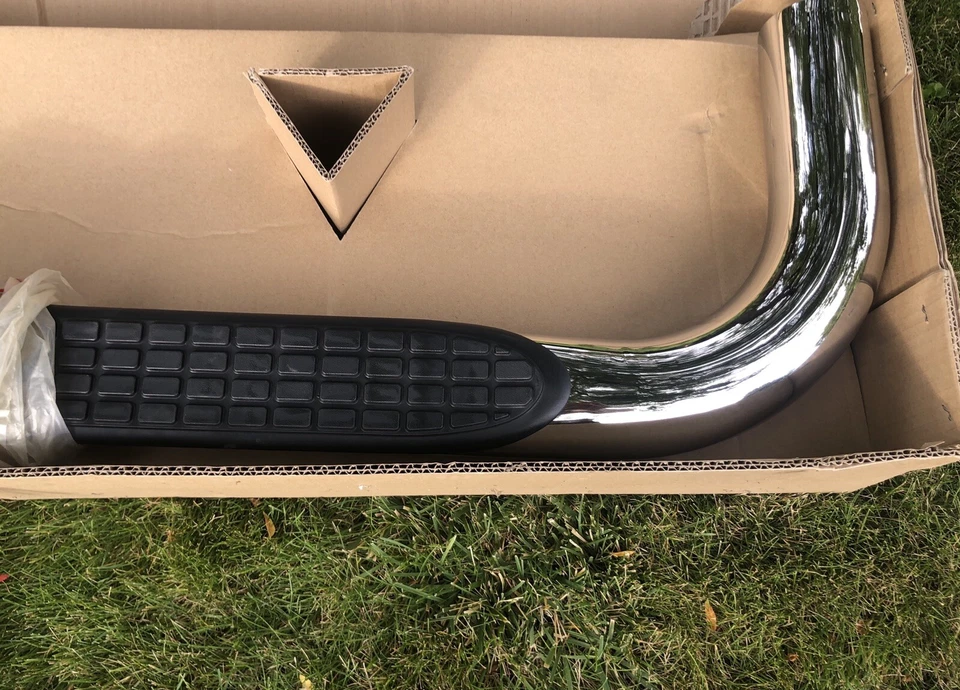 A0002S Trail Fx 3” Stainless Nerf Step Side Bars Dodge Ram Quad Cab 2002-2009 Foto 2 de 4