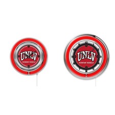 NCAA - UNLV Double Neon Ring, Logo Clock College Team Logo