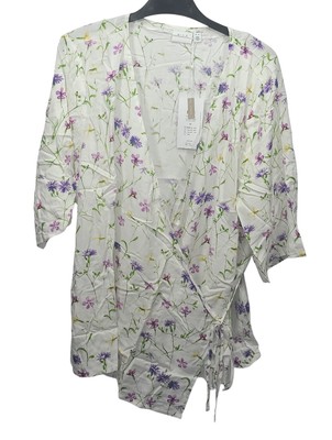 VILA VIHOLLY WRAP   T-Shirt mit Aufdruck Blumen, Gr. 52
