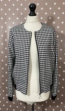 Dorothy Perkins Checked Bomber Jacket 10