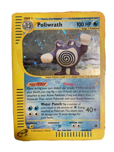 1995,96,98 Nintendo Creatures Game Poliwrath 013/102 Base Set Holo | eBay