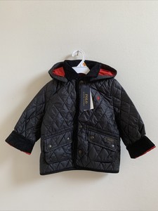 Nwt Polo Ralph Lauren Toddler Boys Water Resistant Car Coat Black Size 3t Ebay