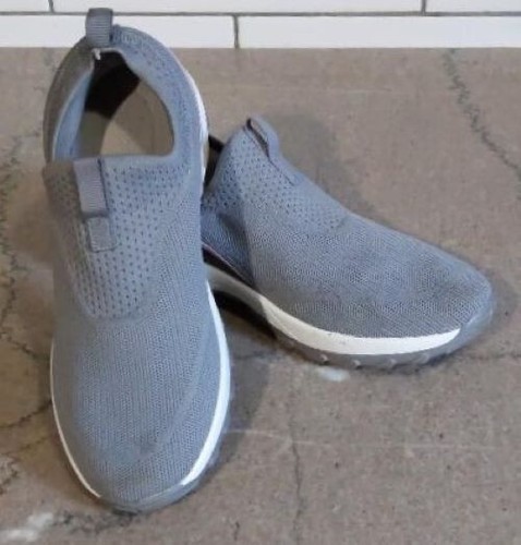 Women’s Size 8, STQ Walking Shoes, Slip-on, Breathable Sneakers, Gray