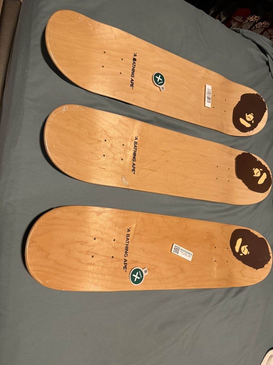 BAPE Green Shark Seijin Skateboard Deck A Bathing Ape