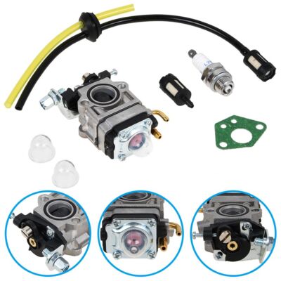 Für Motorsense 52cc 49cc Timbertech Freischneider Vergaser Kit + Benzinschlauch