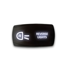 REVERSE LIGHTS - Horizontal LED Rocker Switch 5 Pin Dual Light 20A 12V ON / OFF