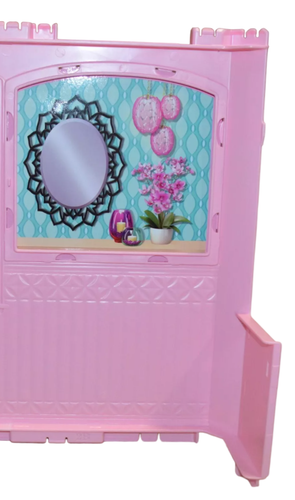 Barbie Casa dei Sogni 2015 2° Piano Bagno Parete Ricambio Originale - Foto 4 di 6