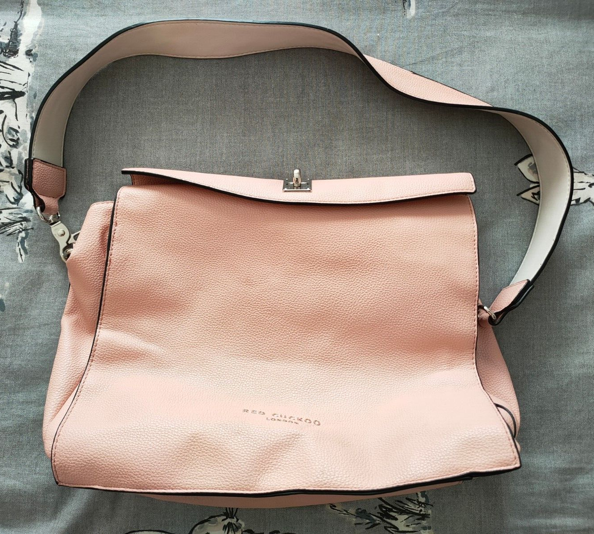 Shoulder Bags Red Cuckoo Handbags Ladies Dusky Pink Shoulder Bag