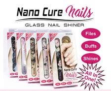 Nano Cure Nails Glass Nail Shiner Files Buffs Shines Manicure Pedicure Tool Kit