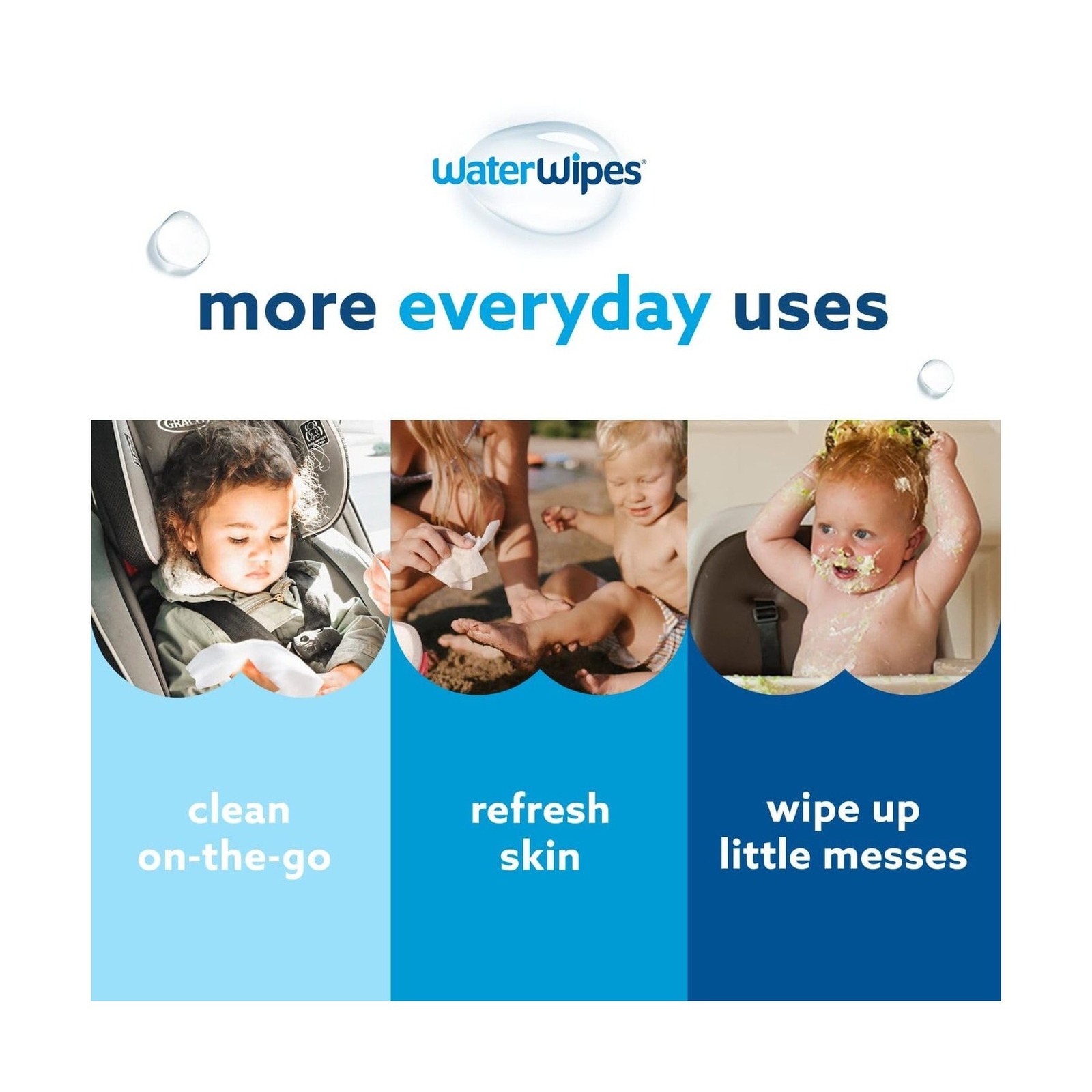 WaterWipes PlasticFree Originalbaby Wipes, 99.9 Water Based Wipes