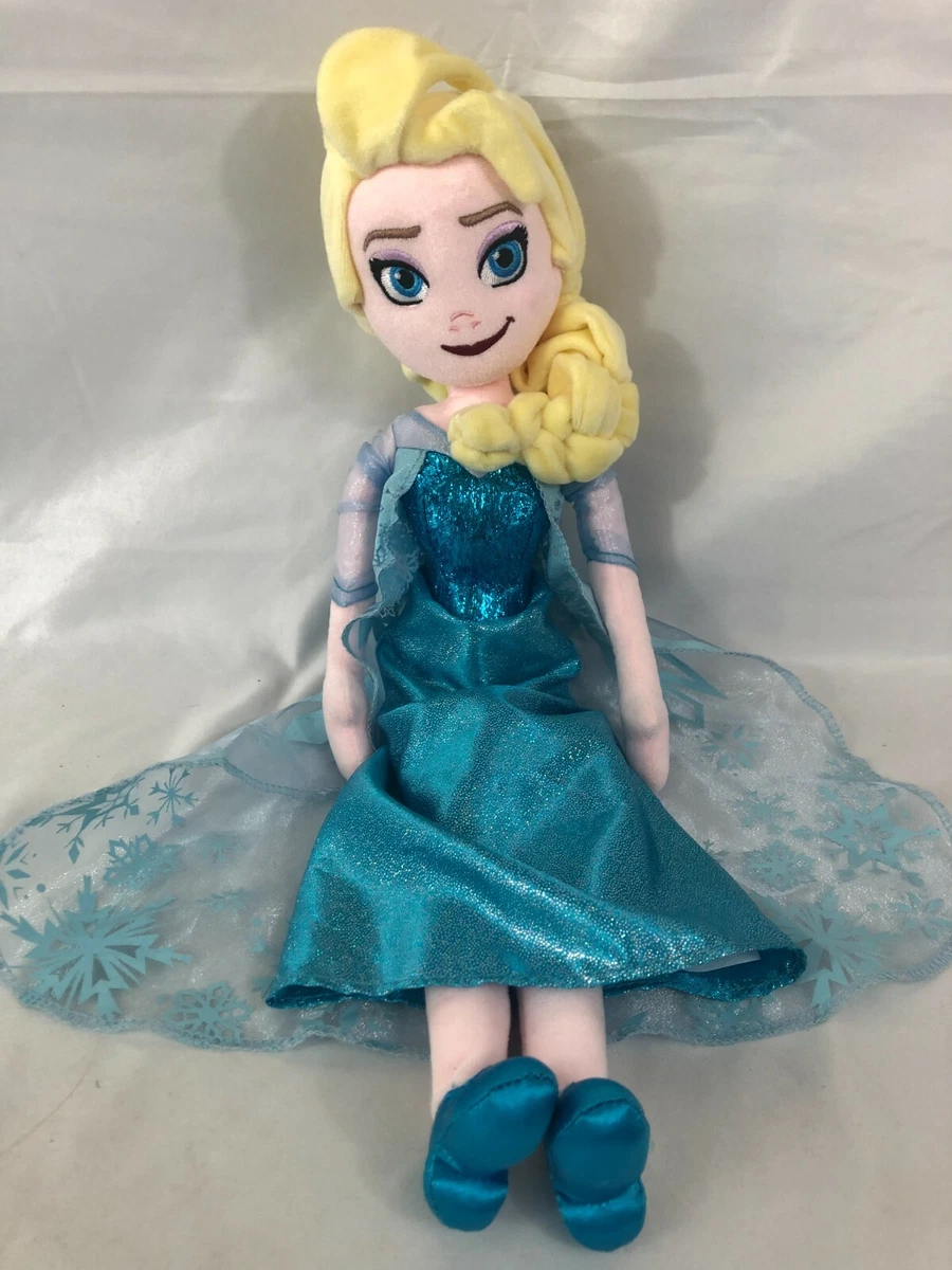 Disney Frozen Princess ELSA Doll Soft Stuffed Plush Lovely Elsa