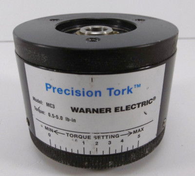 WARNER ELECTRIC Precision Tork Model: MC3 | Drehmoment: 0.5-5.0 Ib-in | Ø 9,5mm
