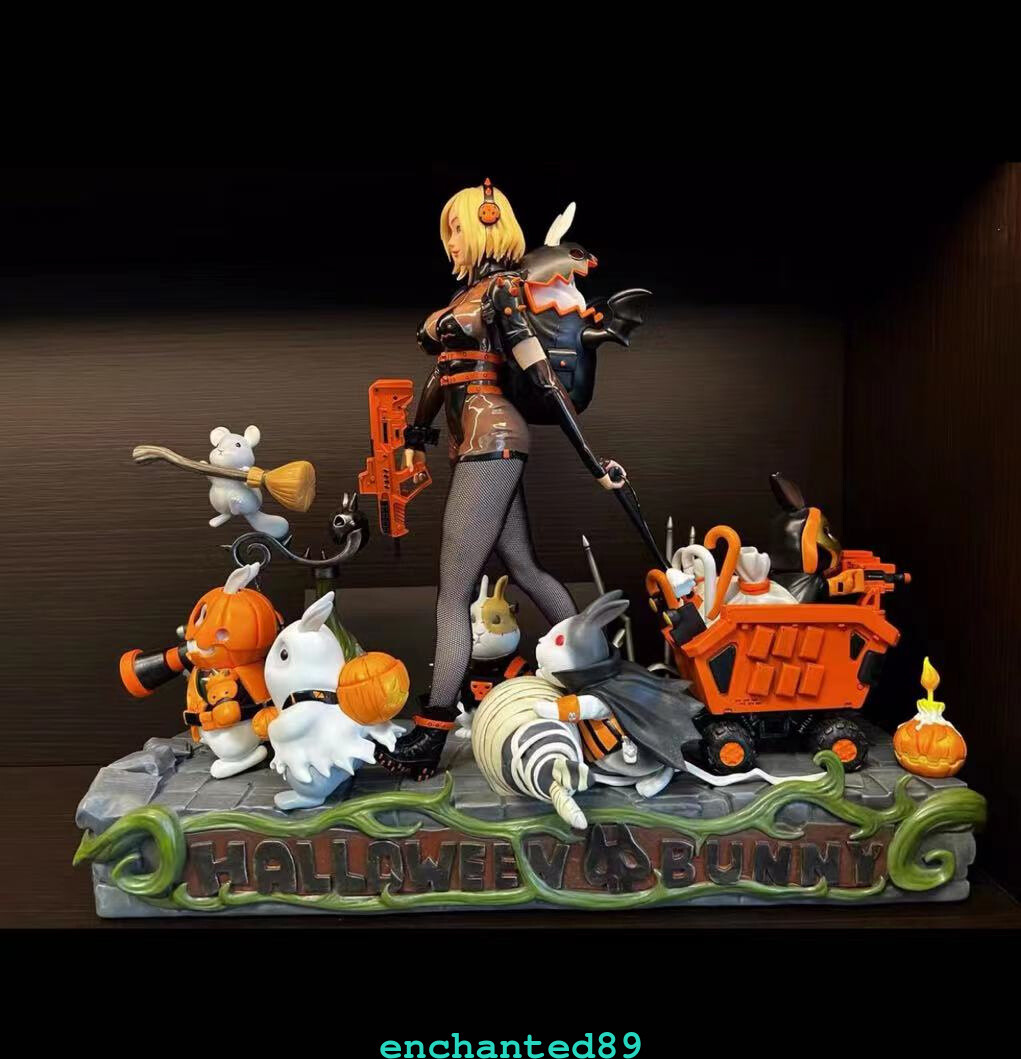 East Studio Halloween Bunny Resin GK Painted Model Statue