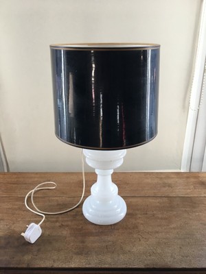 retro glass table lamp