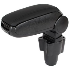 Mittelarmlehne KLAPPBAR Leder Schwarz für Dacia Sandero II Facelift ab 2016-