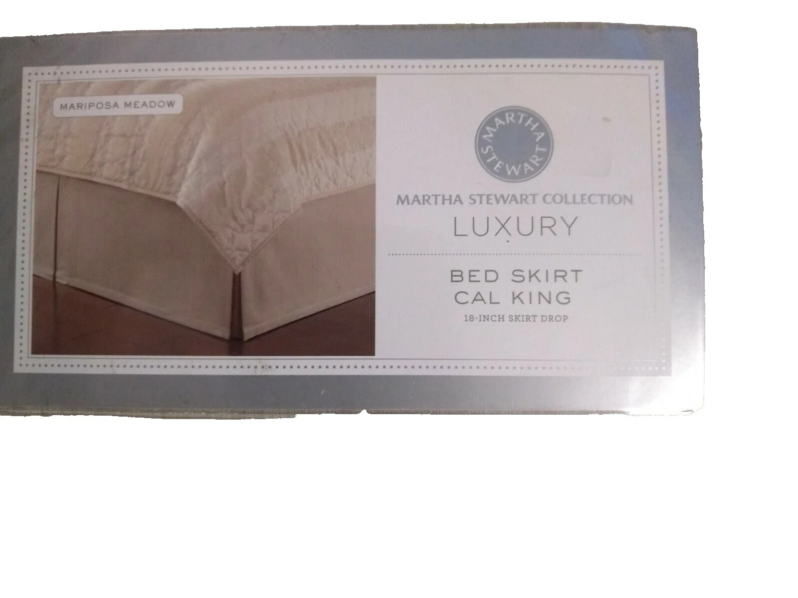 Martha Stewart Polyester Stripes Bed Skirts