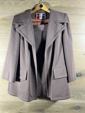 Vintage Lilli Ann 2 Piece Blazer Skirt Brown Size 6