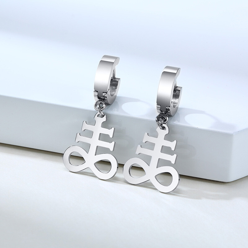 Orecchini Pendenti Gothici In Acciaio Inossidabile Per Uomini