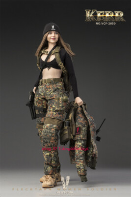 VERYCOOL VCF-2050 Flecktarn Women Soldier KERR 1/6 Action Figure