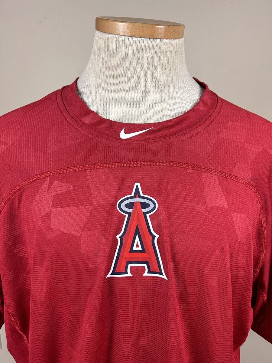 NIKE PRO HYPERCOOL MLB Los Angeles Angels TEAM ISSUED Shirt NIKE PRO HYPERCOOL MLB Los Angeles Angels TEAM ISSUED Shirt