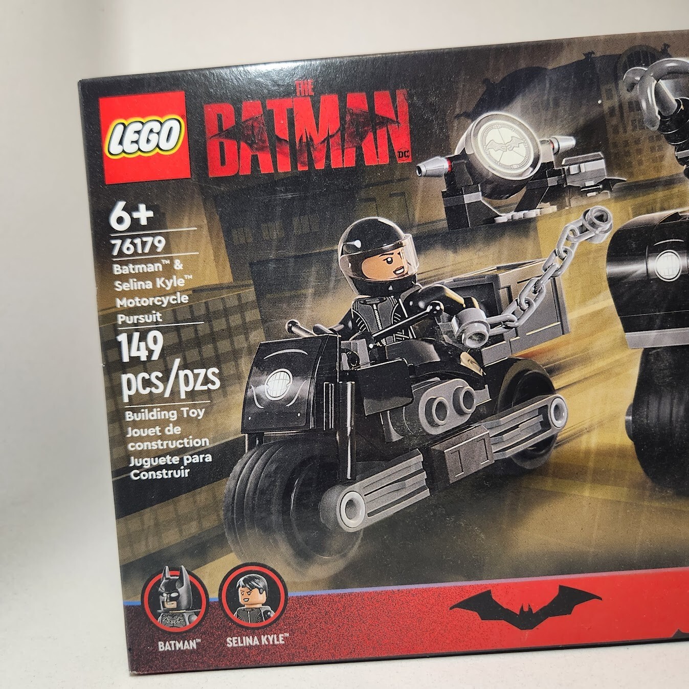 LEGO 76179 Batman & Selina Kyle Motorcycle Pursuit (2022) NEW 149 Pcs THE  BATMAN 673419339476