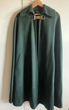 Gorgeous Celine Paris Vintage Hard To Find!! Wool Green Cape Cloak Estate Sale!
