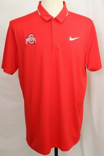 Nike Dri-Fit Red Golf Polo Shirt 