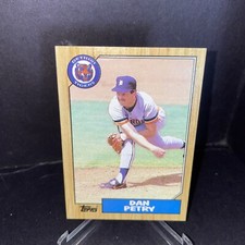 DAN PETRY DETROIT TIGERS #752 - TOPPS 1987