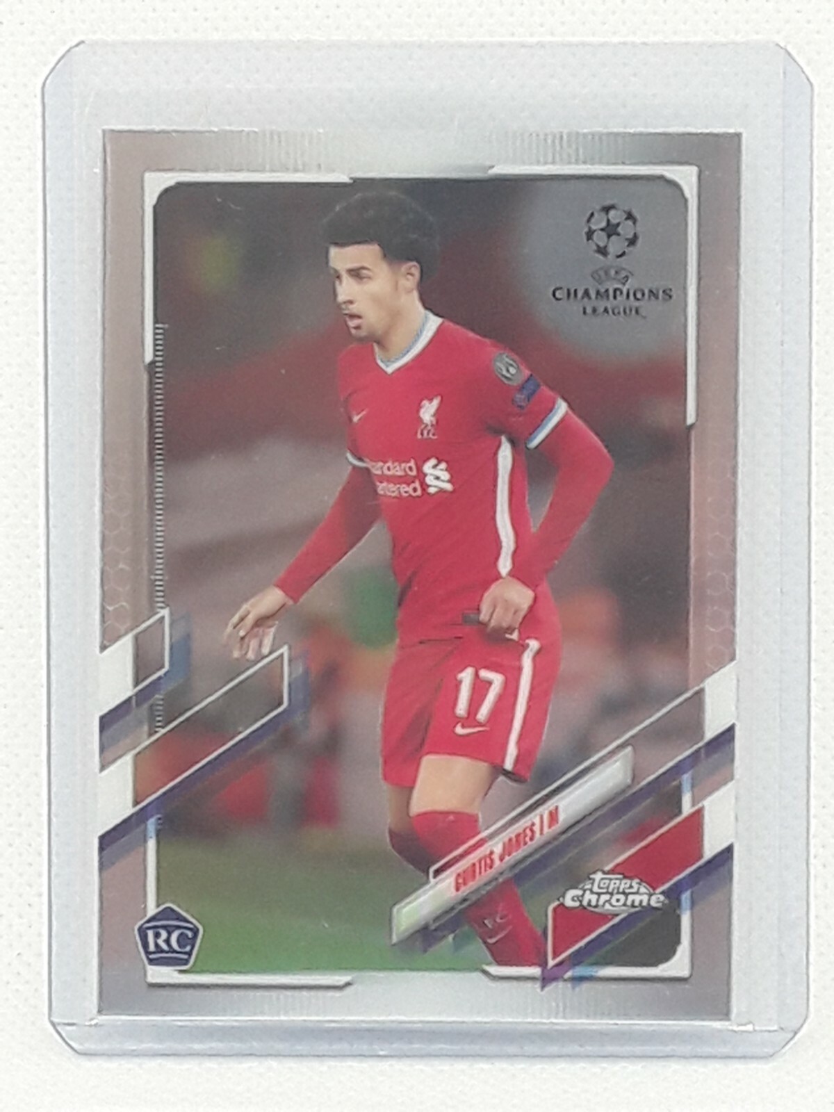 Curtis Jones 2020-21 Topps Chrome UEFA Champions League Soccer - #6 - Liverpool