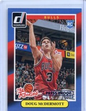2014-15 PANINI DONRUSS BULL THE ROOKIES PRESS PROOF DOUG McDERMOTT #99/99 NO. 10