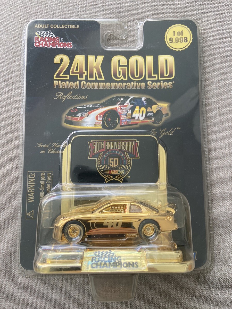 1998 RACING CHAMPIONS COLLECTIBLE 50TH ANIV. DIECAST 24K GOLD