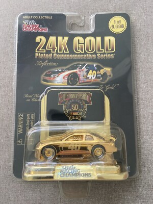 1998 RACING CHAMPIONS COLLECTIBLE 50TH ANIV. DIECAST 24K GOLD
