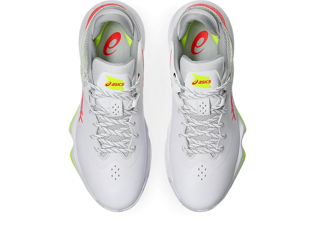 ASICS バスケットシューズ 105A403 ホワイト Buy Asics Men's Basketball shoes NOVA SURGE LOW White/Sunrise Red