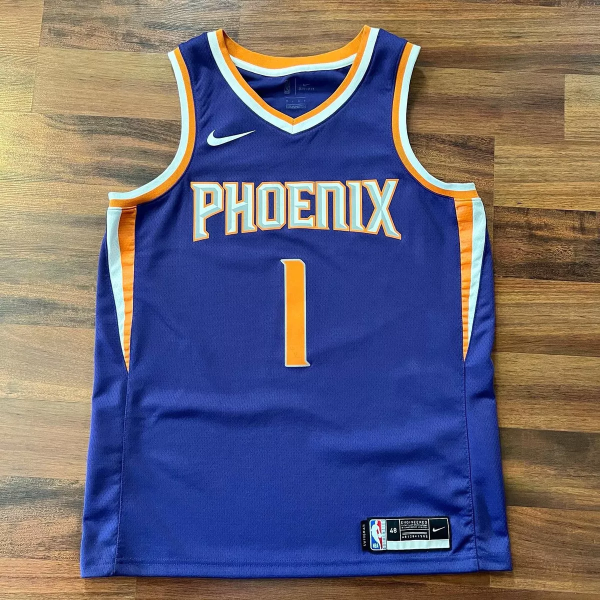 Black Nike NBA Phoenix Suns Booker 1 Swingman Jersey