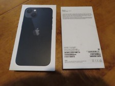 LN BOX ONLY Apple iPhone 13 Midnight Black 128GB Model A2482 OEM Replacement