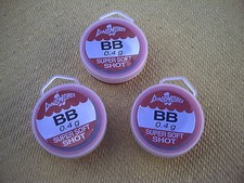 3 x Dinsmore Refil Tubs.Size BB. Super Soft Shot.