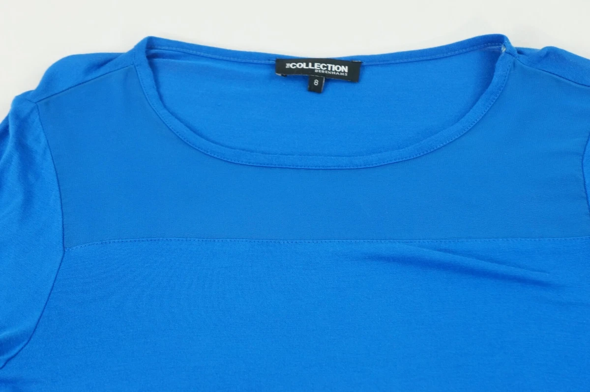 The Collection Debenhams Women 8 Long Sleeve Blue T Shirt K814R eBay