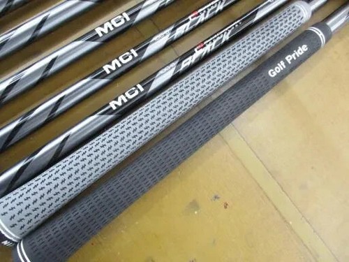 Epon AF-305 Ironset 5-9+PwAw 7pc RH MCI Black100 Graphite Shaft Flex-S Used - Picture 6 of 6