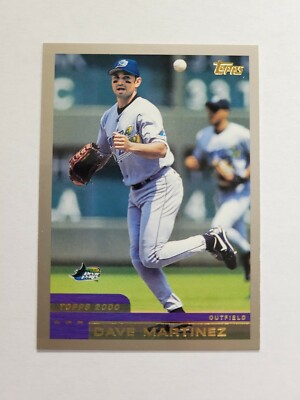DAVE MARTINEZ 2000 TOPPS BASEBALL CARD # 161 E2751